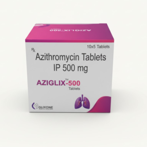 AZIGLIX-500 (Azithromycin 500mg Tablets IP)